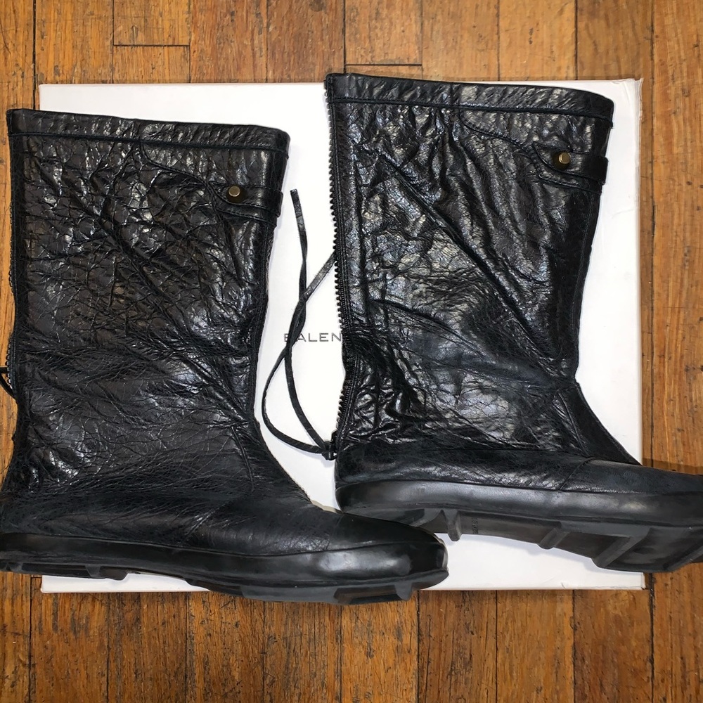 Balenciaga Stiv Pelle S.Gomma Arena Black‎ Boots - Picture 2 of 8